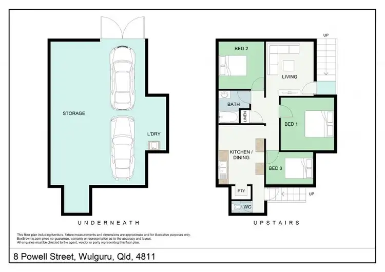 Floorplan of Homely house listing, 8 Powell Street, Wulguru QLD 4811