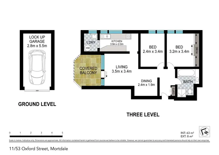 Floorplan of Homely apartment listing, 11/53 Oxford Street, Mortdale NSW 2223