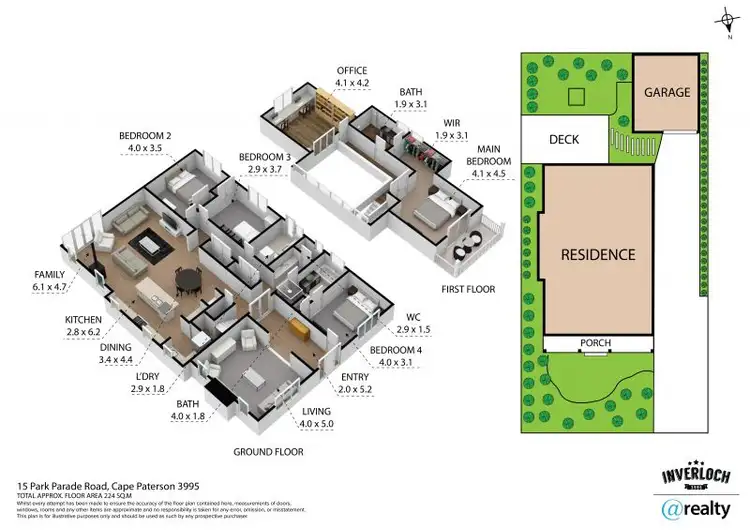Floorplan of Homely house listing, 15 Park Parade Road, Cape Paterson VIC 3995