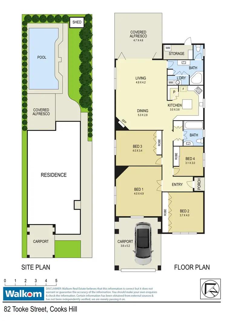 Floorplan of Homely house listing, 82 Tooke Street, Cooks Hill NSW 2300