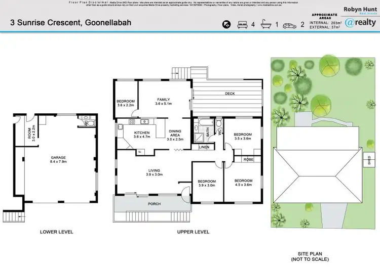 Floorplan of Homely house listing, 3 Sunrise Crescent, Goonellabah NSW 2480