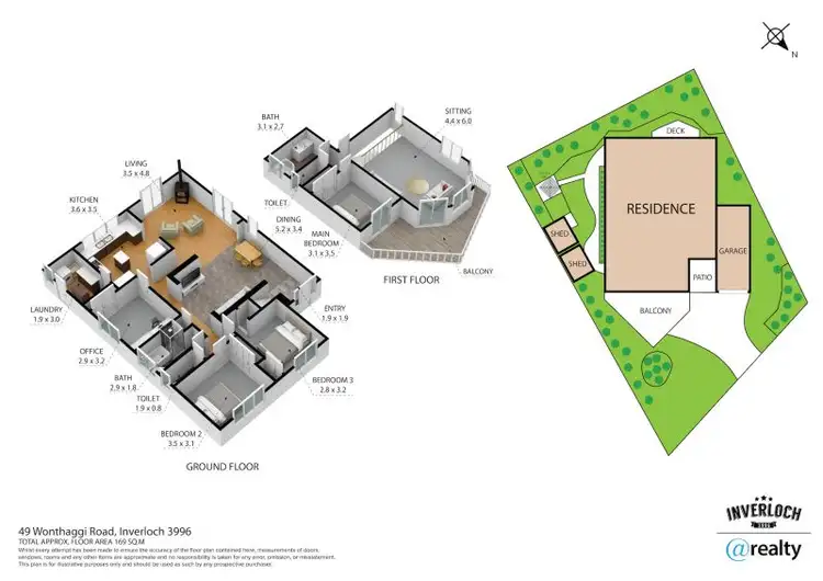 Floorplan of Homely house listing, 49 Wonthaggi Road, Inverloch VIC 3996