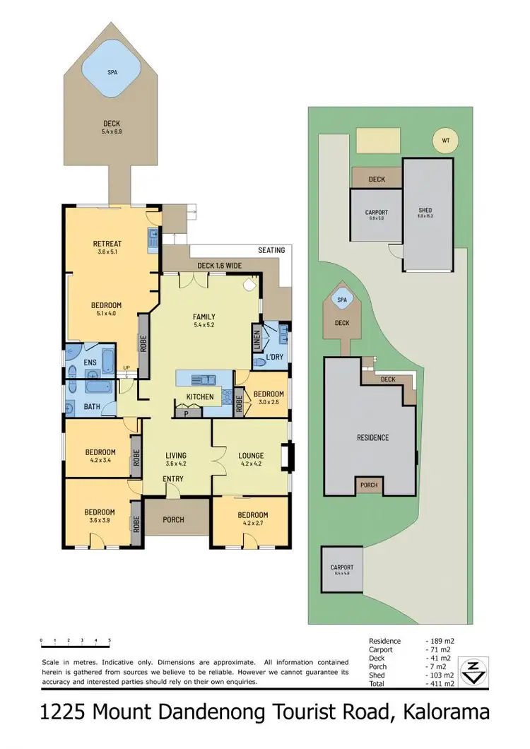 Floorplan of Homely house listing, 1225 Mount Dandenong Tourist Road, Kalorama VIC 3766