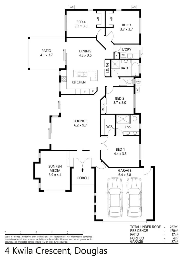Floorplan of Homely house listing, 4 Kwila Crescent, Douglas QLD 4814