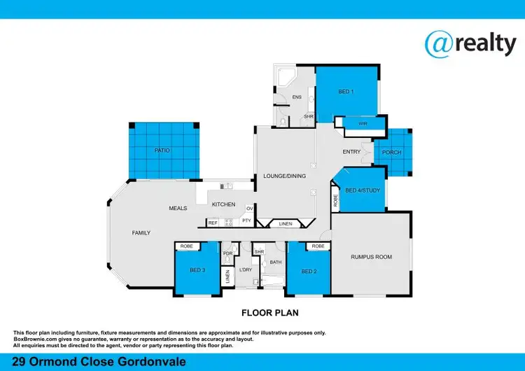 Floorplan of Homely house listing, 29 Ormond Close, Gordonvale QLD 4865
