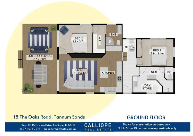 Floorplan of Homely house listing, 18 The Oaks Road, Tannum Sands QLD 4680
