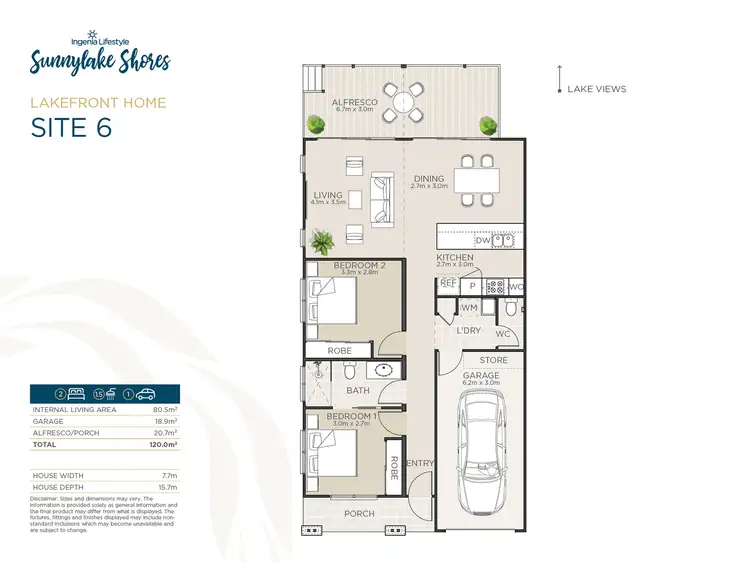 Floorplan of Homely retirement listing, 6/2 Macleay Drive, Halekulani NSW 2262
