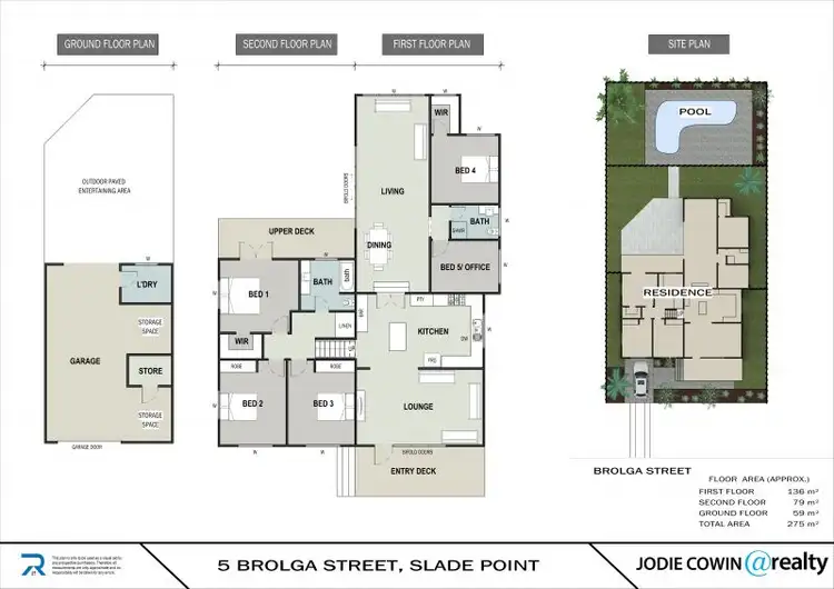 Floorplan of Homely house listing, 5 Brolga Street, Slade Point QLD 4740