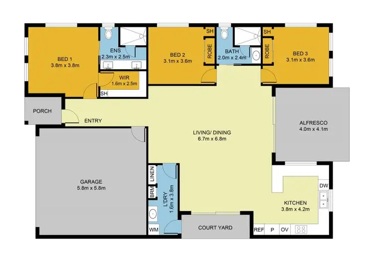 Floorplan of Homely house listing, 137/9 Dux Drive, Bongaree QLD 4507