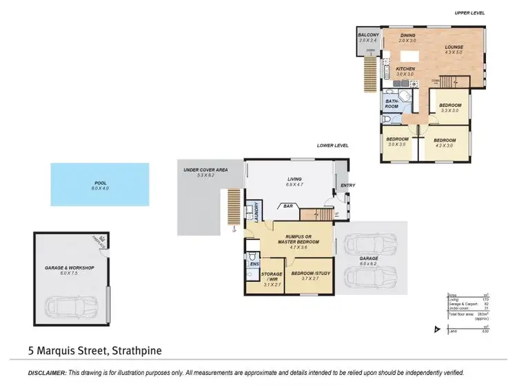 Floorplan of Homely house listing, 5 Marquis Street, Strathpine QLD 4500