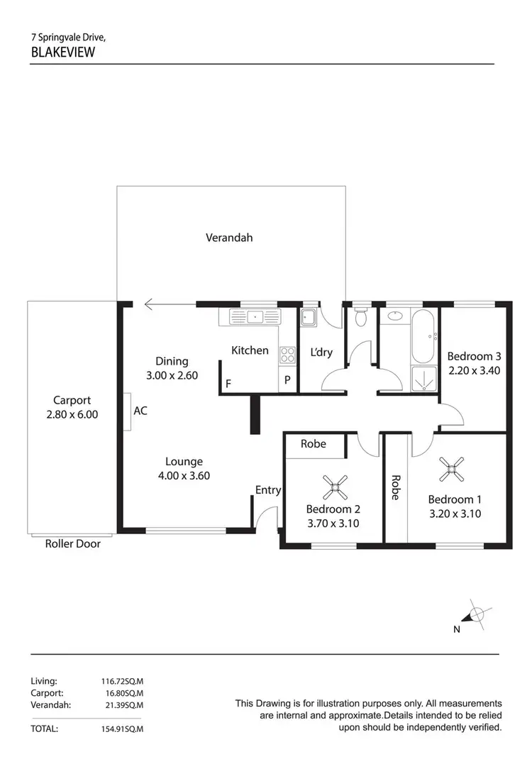 Floorplan of Homely house listing, 7 Springvale Drive, Blakeview SA 5114
