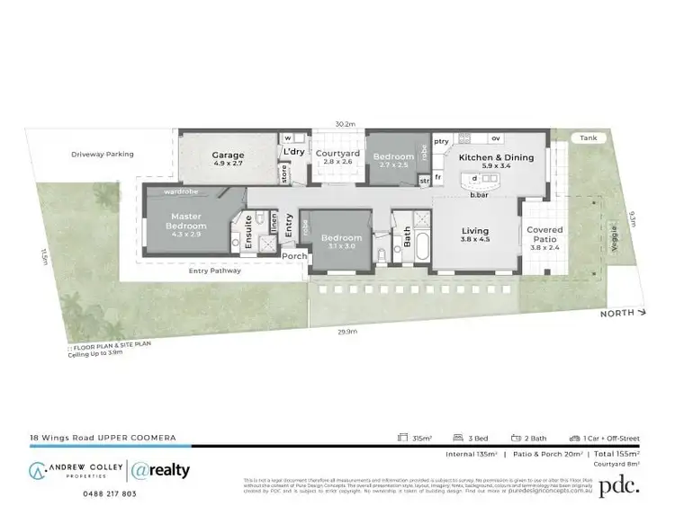 Floorplan of Homely house listing, 18 Wings Road, Upper Coomera QLD 4209