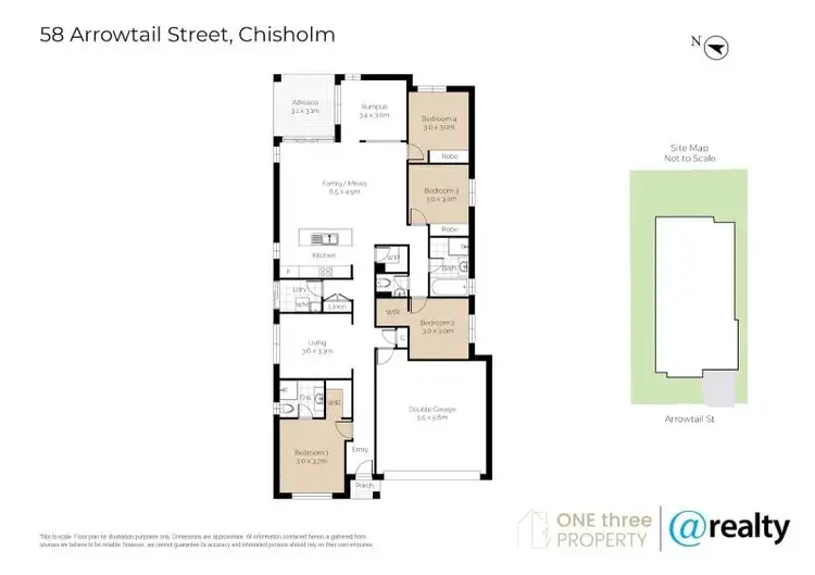 Floorplan of Homely house listing, 58 Arrowtail Street, Chisholm NSW 2322