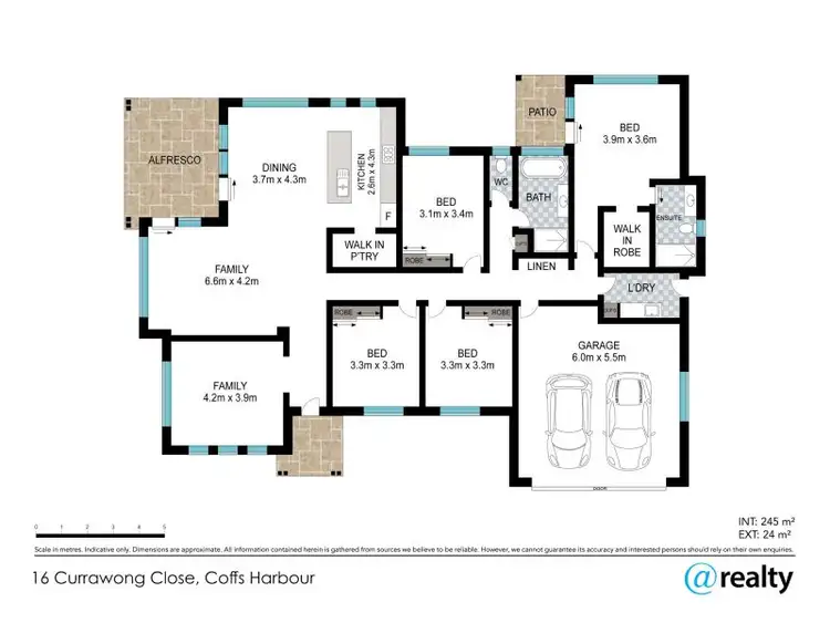 Floorplan of Homely house listing, 16 Currawong Close, Coffs Harbour NSW 2450