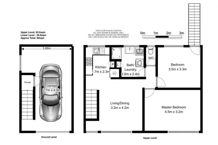 Floorplan of Homely house listing, 1/68 Stapylton Street, Coolangatta QLD 4225
