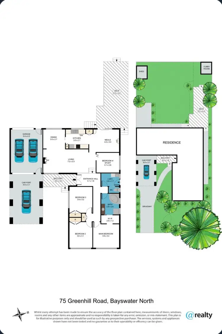 Floorplan of Homely house listing, 75 Greenhill Road, Bayswater North VIC 3153