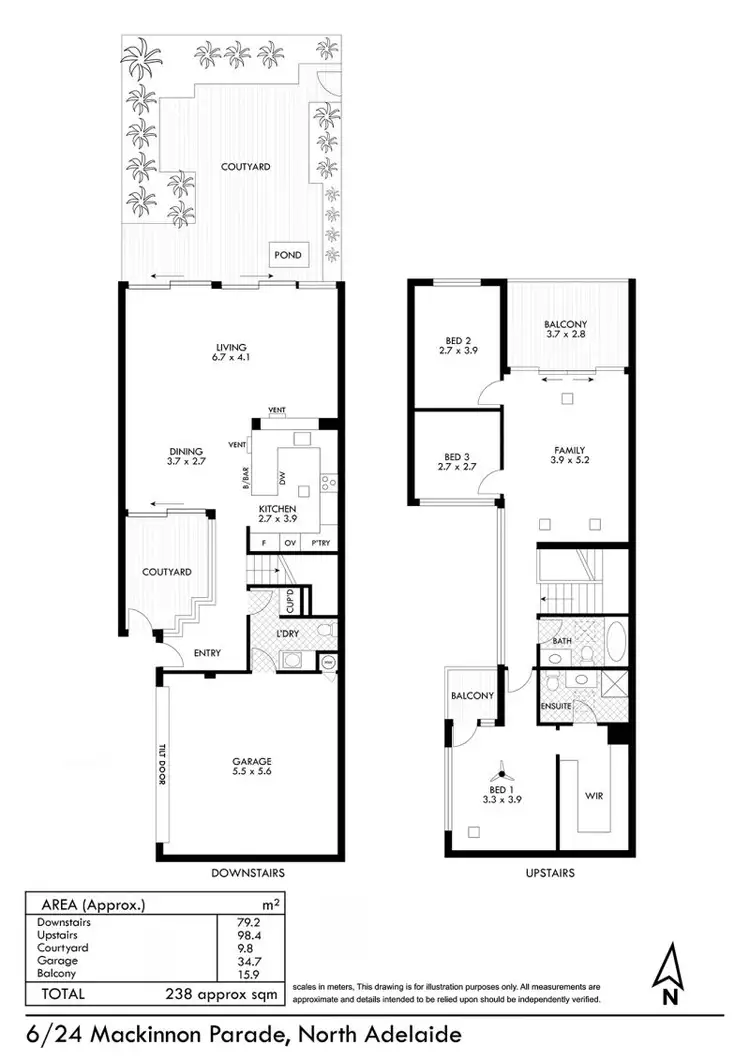Floorplan of Homely house listing, "Residence" Mackinnon Parade, North Adelaide SA 5006