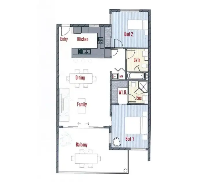 Floorplan of Homely unit listing, 28/52 Bestman Avenue, Bongaree QLD 4507
