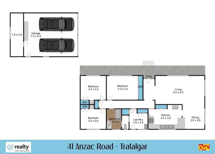 Floorplan of Homely house listing, 41 Anzac Road, Trafalgar VIC 3824