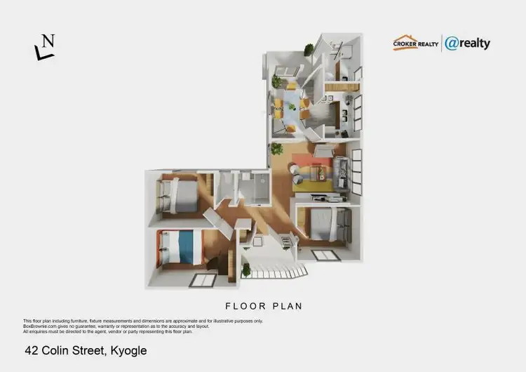 Floorplan of Homely house listing, 42 Colin Street, Kyogle NSW 2474