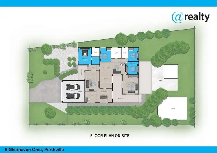 Floorplan of Homely house listing, 5 Glenhaven Cres, Perthville NSW 2795