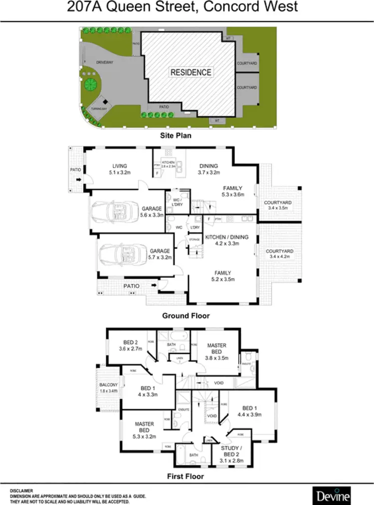 Floorplan of Homely house listing, 207A Queen Street, Concord West NSW 2138