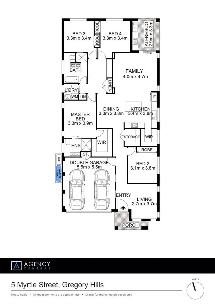 Floorplan of Homely house listing, 5 Myrtle Street, Gregory Hills NSW 2557