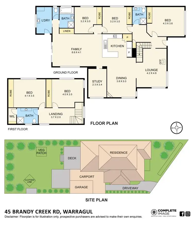 Floorplan of Homely house listing, 45 Brandy Creek Road, Warragul VIC 3820