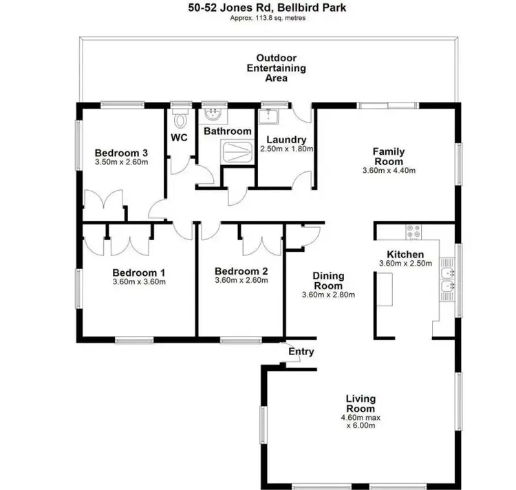 Floorplan of Homely rural property listing, 50-52 Jones Road, Bellbird Park QLD 4300