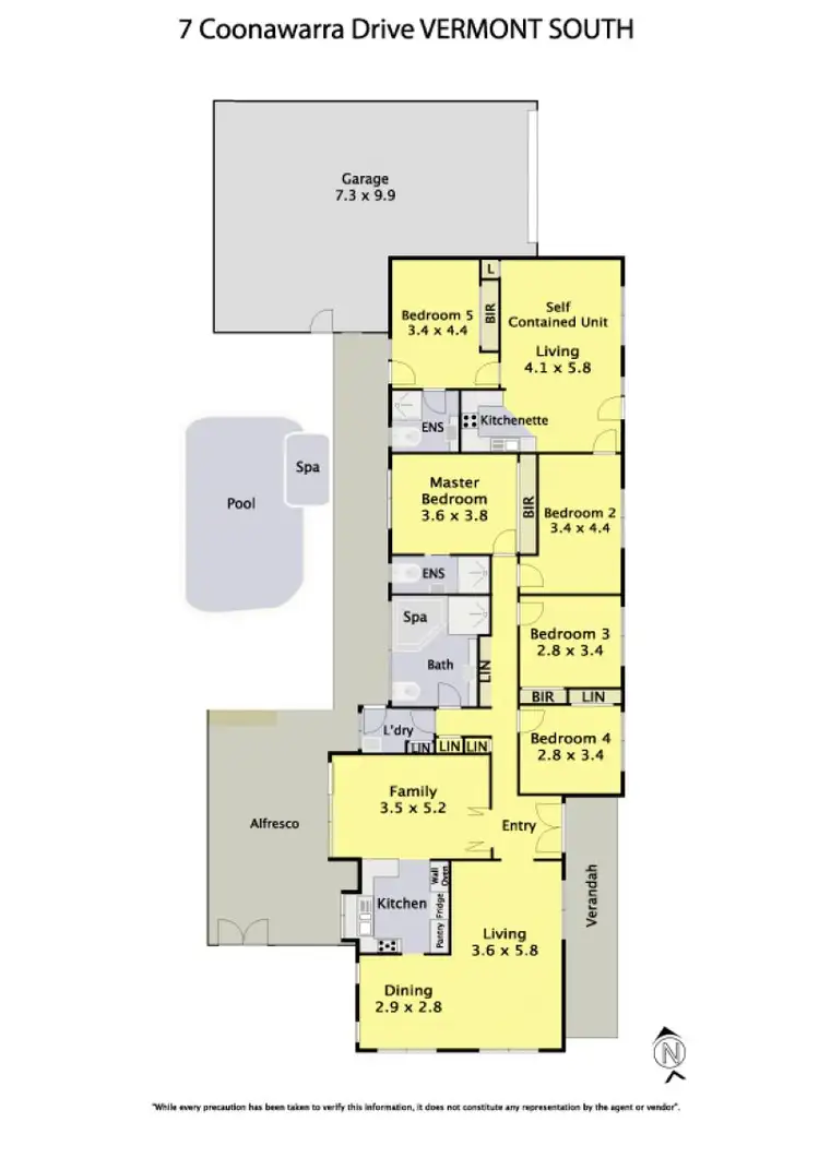 Floorplan of Homely house listing, 7 Coonawarra Drive, Vermont South VIC 3133