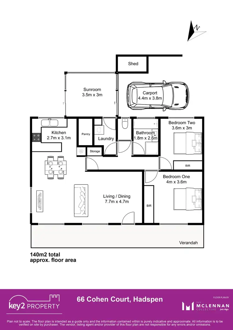 Floorplan of Homely house listing, 66 Cohen Court, Hadspen TAS 7290