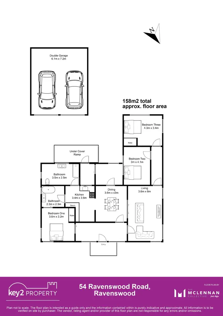 Floorplan of Homely house listing, 54 Ravenswood Road, Ravenswood TAS 7250