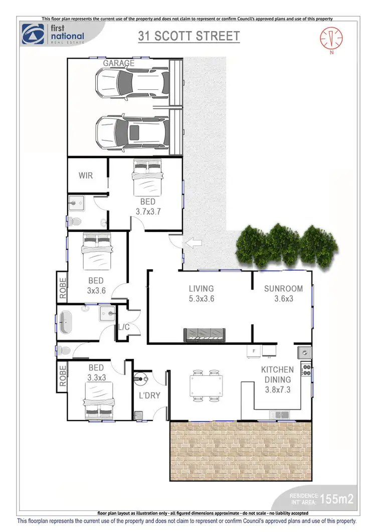 Floorplan of Homely house listing, 31 Scott Street, Byron Bay NSW 2481