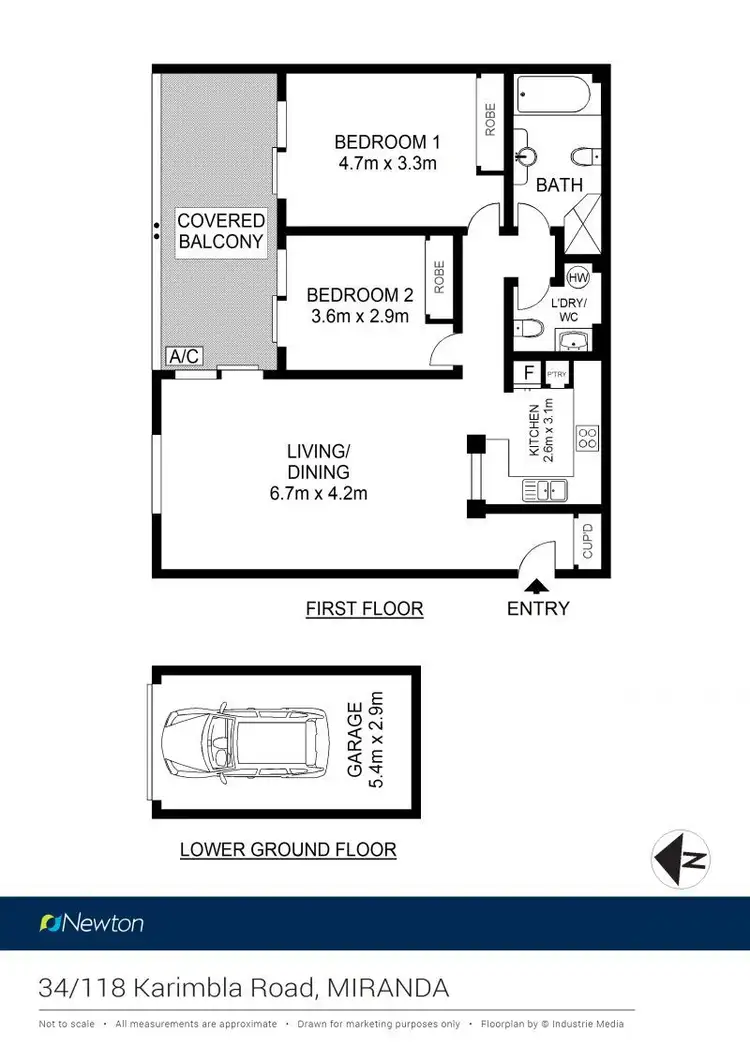 Floorplan of Homely apartment listing, 34/118 Karimbla Road, Miranda NSW 2228
