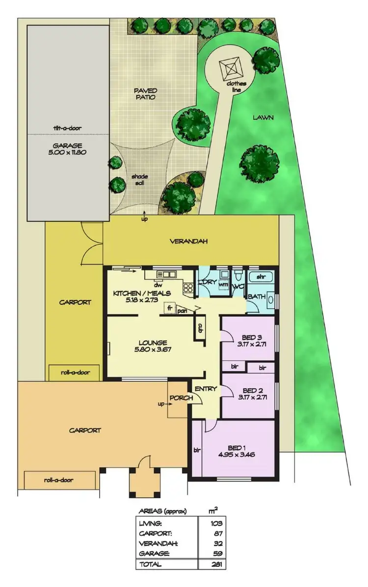 Floorplan of Homely house listing, 216 Kesters rd, Para Hills SA 5096