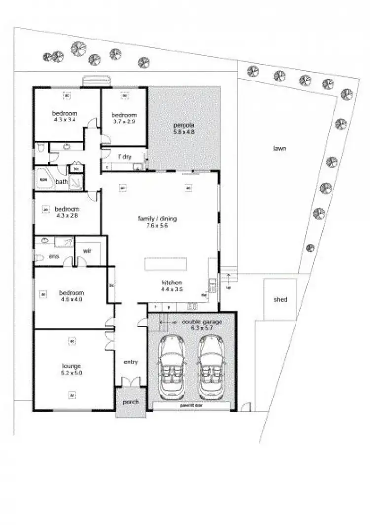 Floorplan of Homely house listing, 10 Daintree Drive, Seaford Rise SA 5169