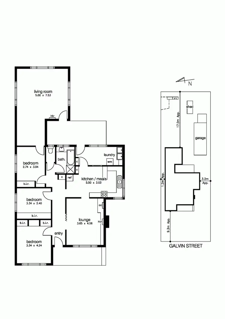 Floorplan of Homely house listing, 54 Galvin Street, Altona VIC 3018