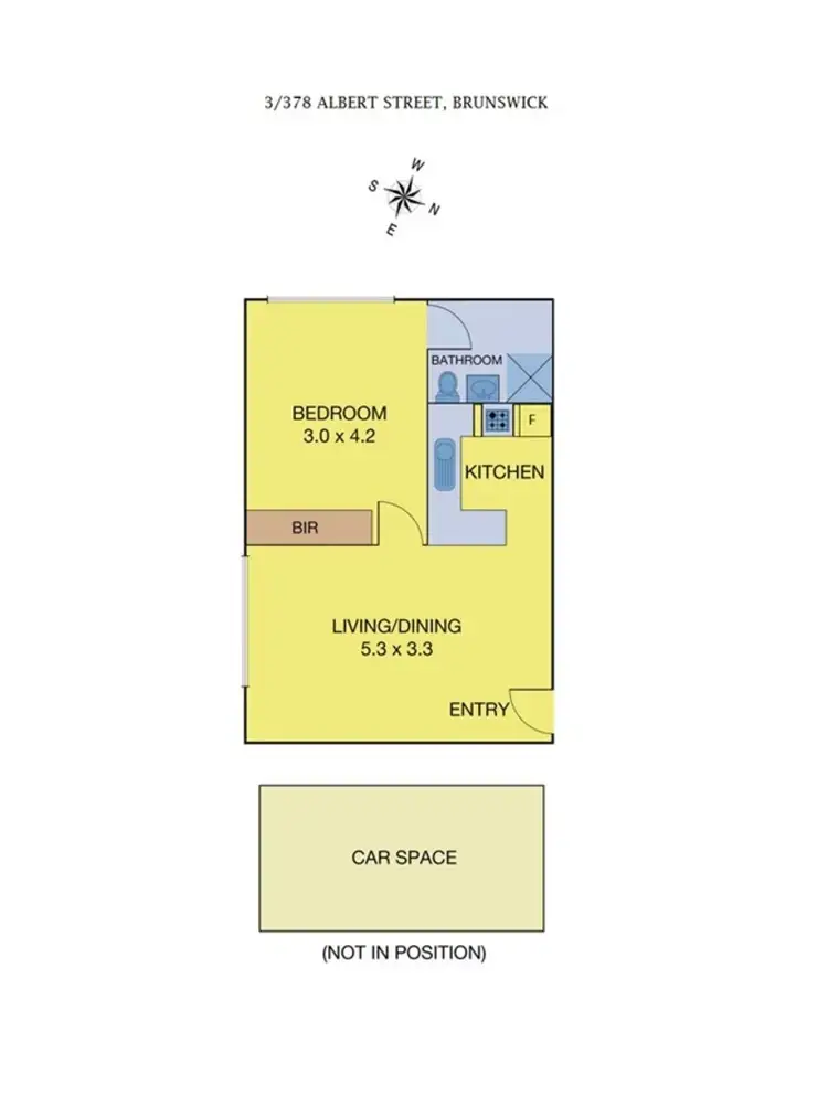 Floorplan of Homely apartment listing, 3/378 Albert Street, Brunswick VIC 3056