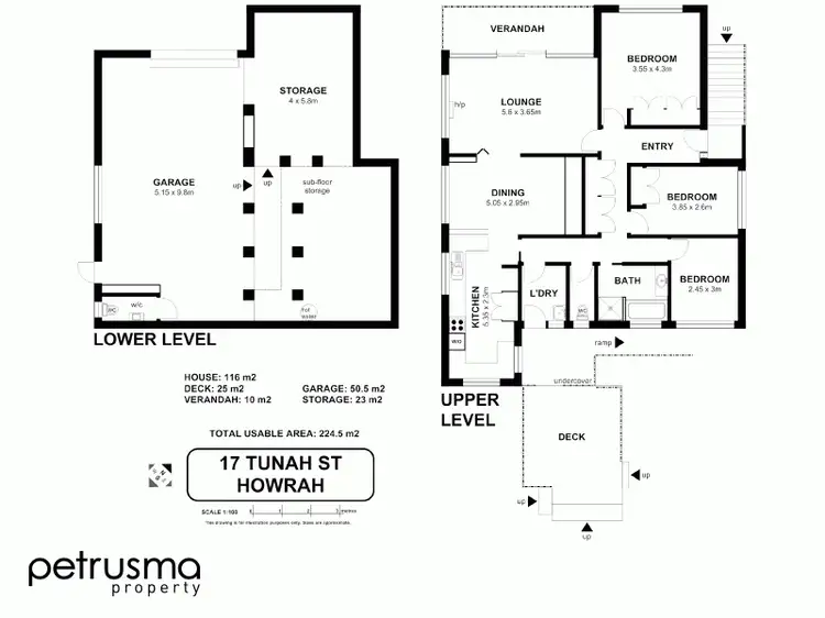 Floorplan of Homely house listing, 17 Tunah Street, Howrah TAS 7018