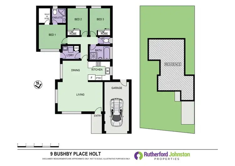 Floorplan of Homely house listing, 9 Bushby Place, Holt ACT 2615