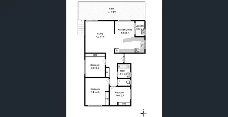 Floorplan of Homely house listing, 89 Fisher Drive, Herdsmans Cove TAS 7030
