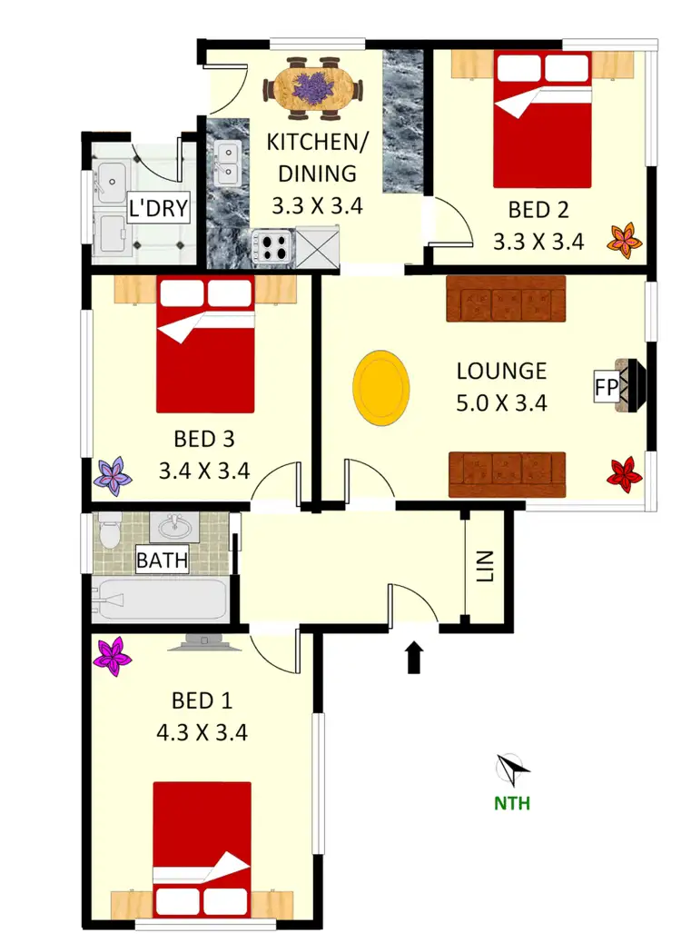 Floorplan of Homely house listing, 32 Walsh Avenue, Croydon Park NSW 2133