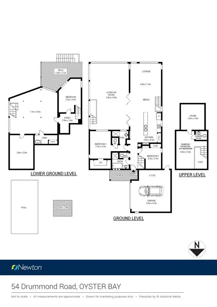 Floorplan of Homely house listing, 54 Drummond Road, Oyster Bay NSW 2225