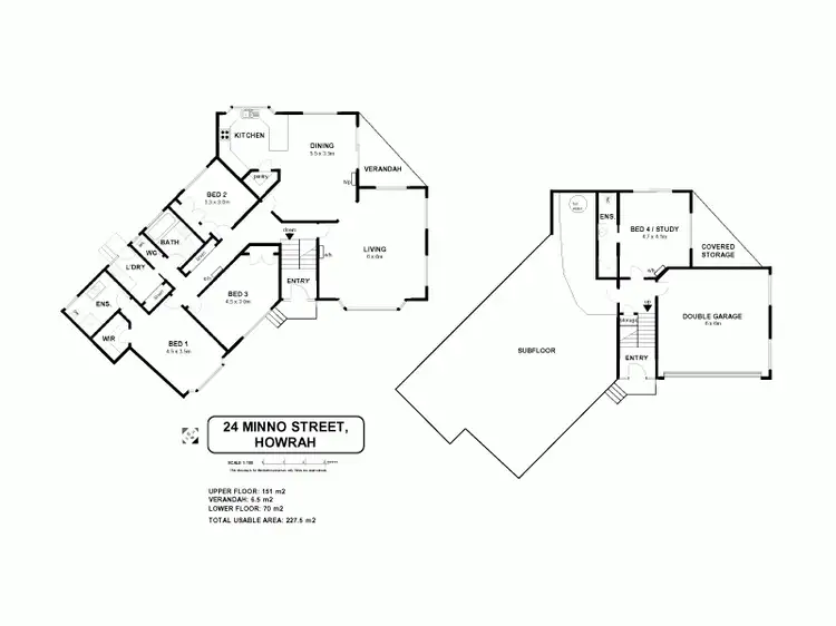 Floorplan of Homely house listing, 24 Minno Street, Howrah TAS 7018