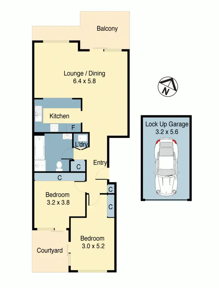 Floorplan of Homely unit listing, 8/10 Williams Parade, Dulwich Hill NSW 2203