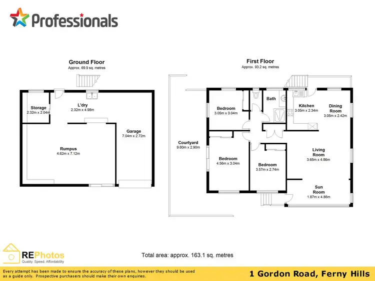 Floorplan of Homely house listing, 1 Gordon Road, Ferny Hills QLD 4055