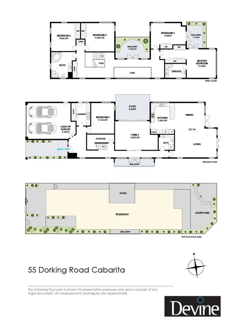 Floorplan of Homely house listing, 55 Dorking Road, Cabarita NSW 2137