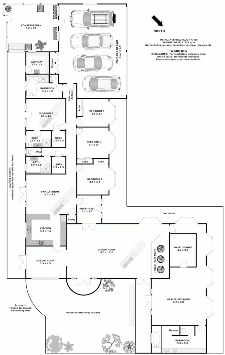Floorplan of Homely house listing, 42 Glenhope Road, West Pennant Hills NSW 2125