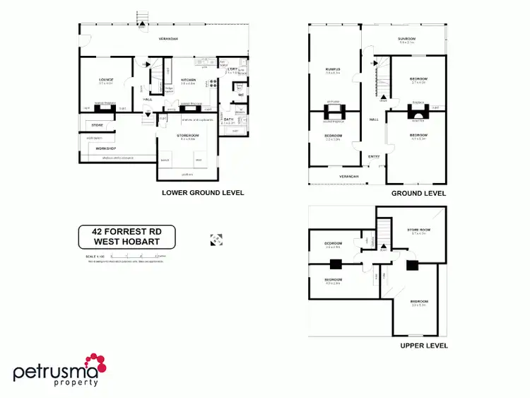 Floorplan of Homely house listing, 42 Forest Road, West Hobart TAS 7000
