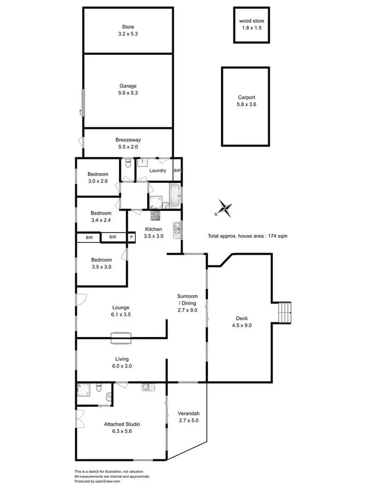 Floorplan of Homely house listing, 82 Graces Road, Glaziers Bay TAS 7109
